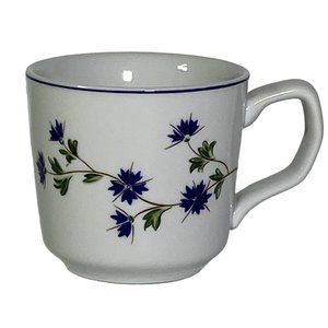 Pilivuyt Ceramic‎ Cup Mug Barbeau Floral Decoration Porcelain France Replacement